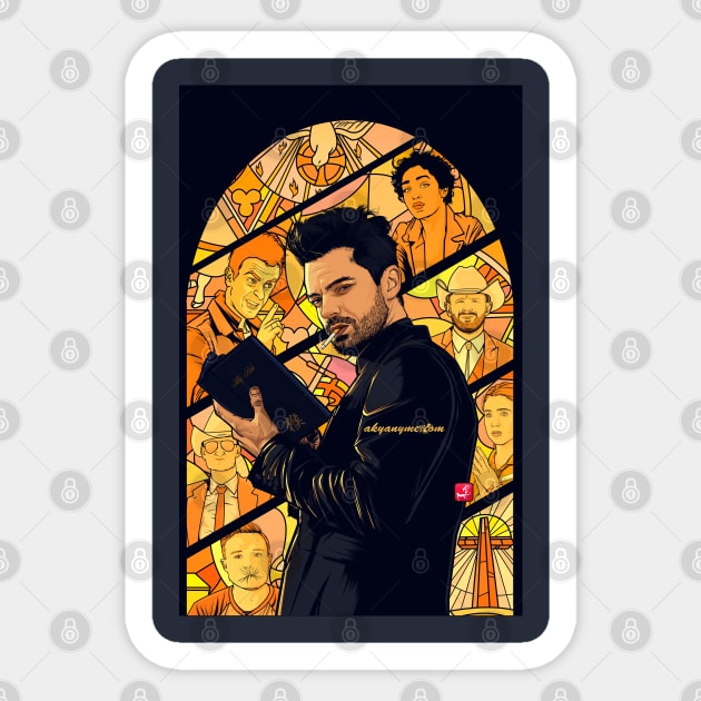 Preacher Sticker by akyanyme